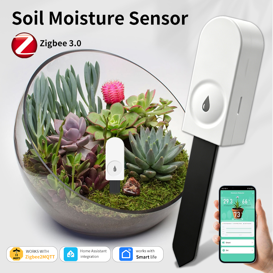 Smart Garden Monitor - Smart ZigBee Soil Moisture Sensor Temperature