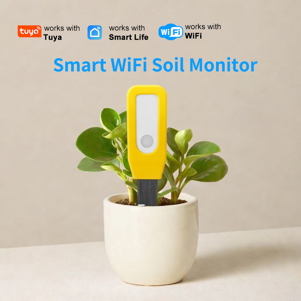 Smart Soil Sensor - WiFi Soil Monitor Tuya Smart Temperature
