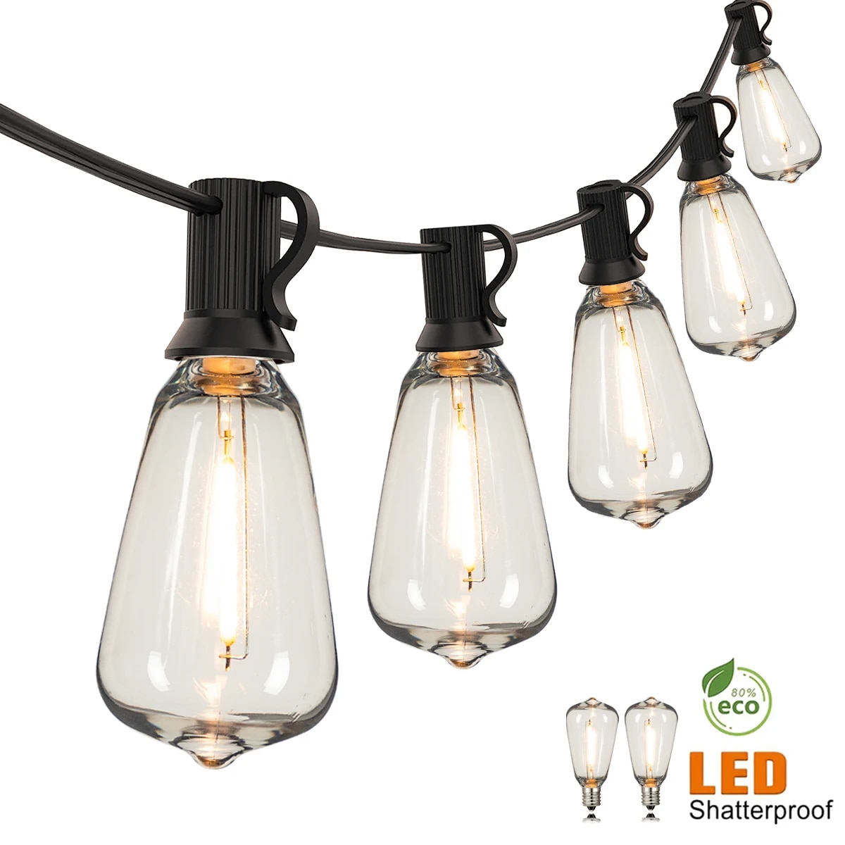 Smart Garden Light - ST38 String Lights Outdoor Garland Connectable