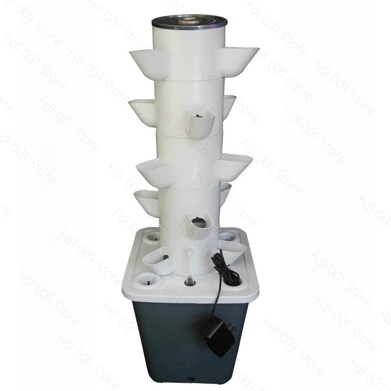 Vertical Planter Tower - 6 Tiers Hydroponic Planting Vertical Tower