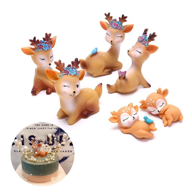 Smart Garden Mini - Sika Deer Baking Cake Topper Decoration
