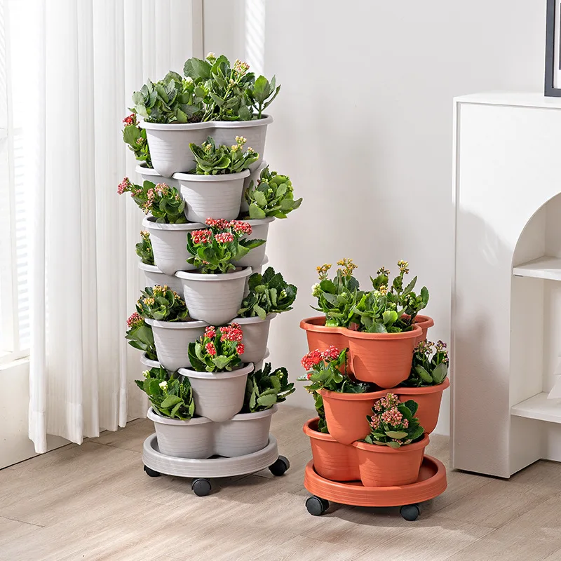 Stackable Garden Strawberry Pl - Vertical Planter Tower review and price
