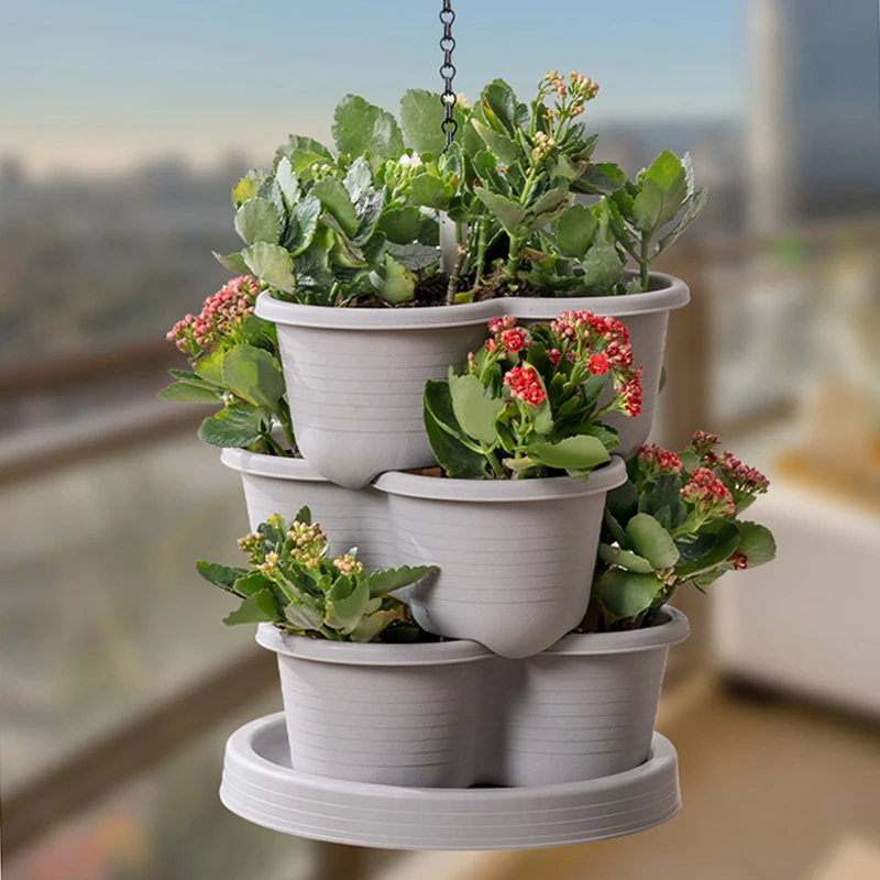 Stackable Garden Strawberry Pl - Vertical Planter Tower review and price
