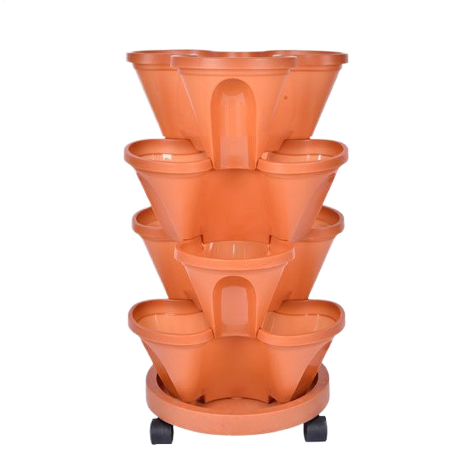 Four-tier Stackable Planter,Ve - Vertical Planter Tower review and price