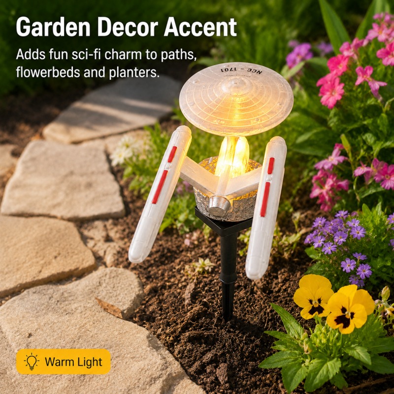 Star Trek USS Enterprise Solar - Smart Garden Light review and price