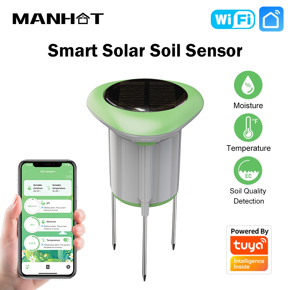 MANHOT WiFi Smart Solar Soil S - Smart Garden Is review and price