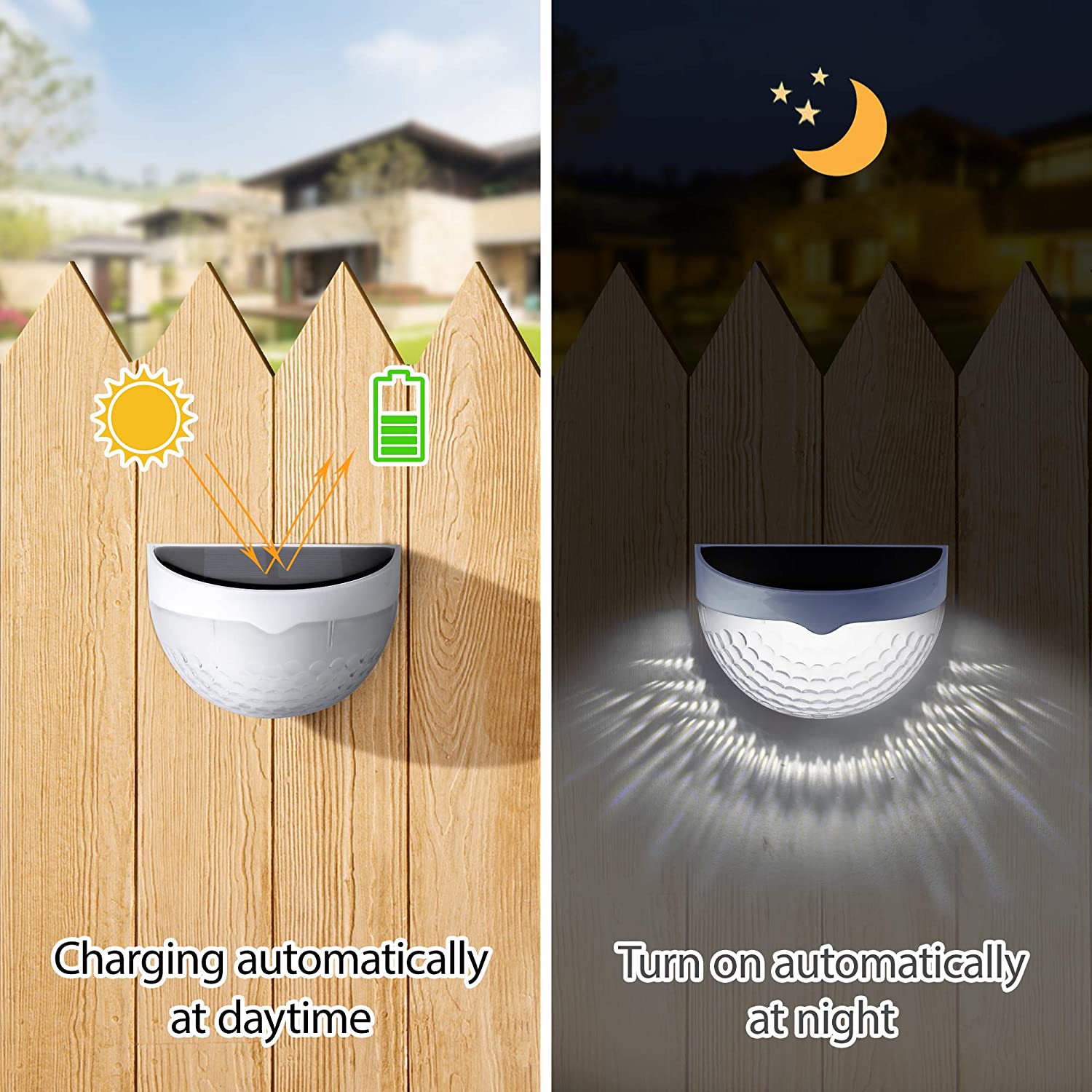 LED Solar Light Outdoor Wall L - Smart Garden Light review and price