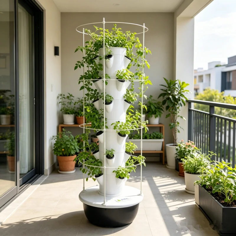 9 Layer Aeroponic Hydroponic V - Vertical Planter Tower review and price