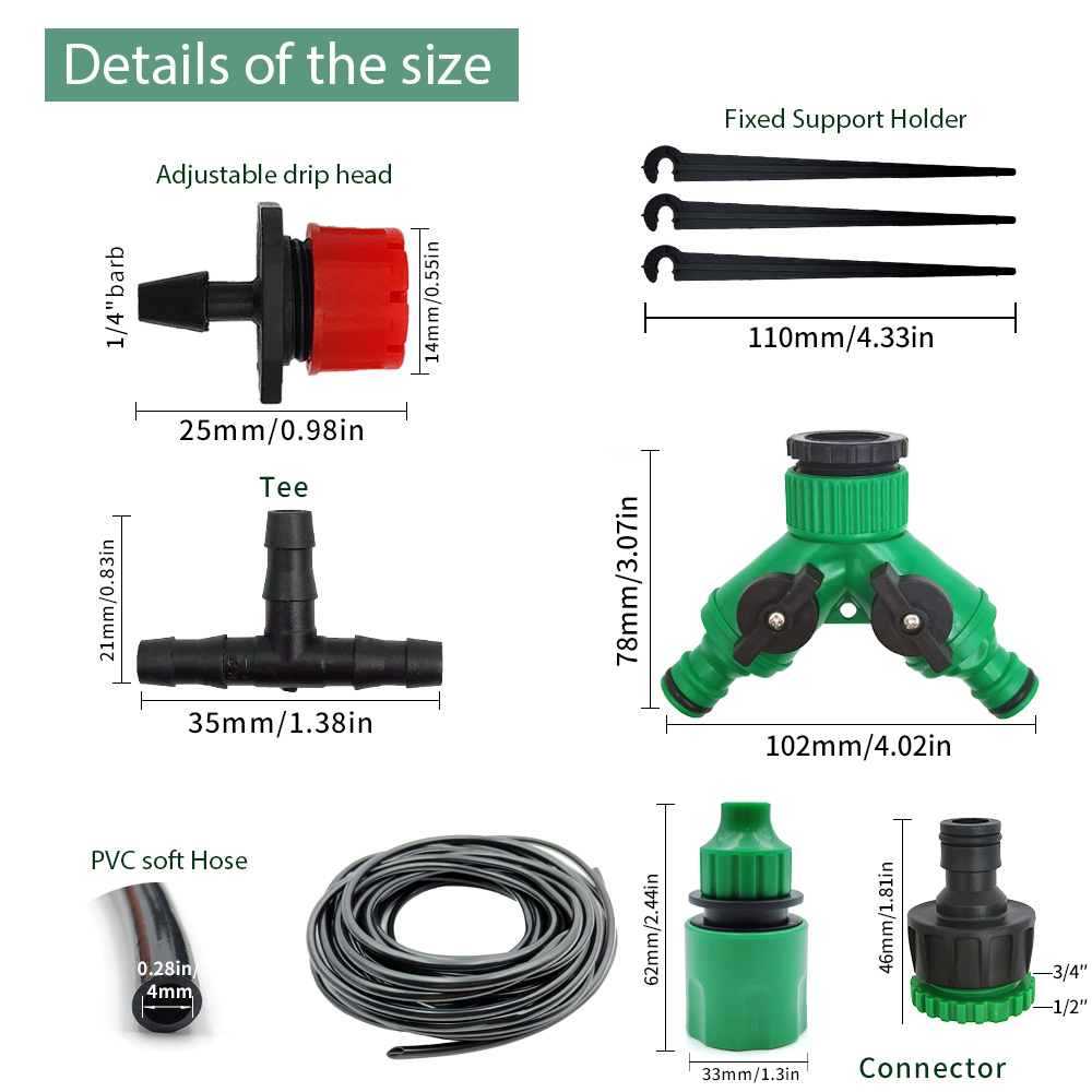 Greenhouse 15M-30M DIY Drip Ir - Smart Garden Monitor review and price