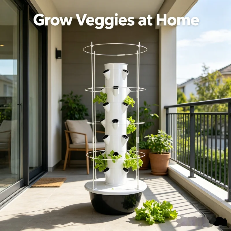 Smart Vertical Hydroponic Towe - Vertical Planter Tower review and price