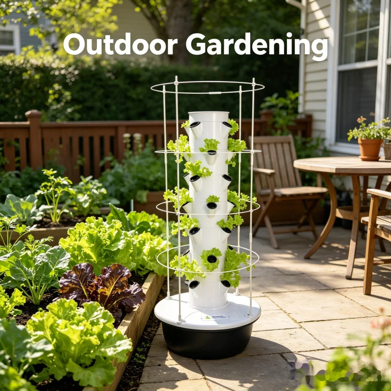 Smart Vertical Hydroponic Towe - Vertical Planter Tower review and price