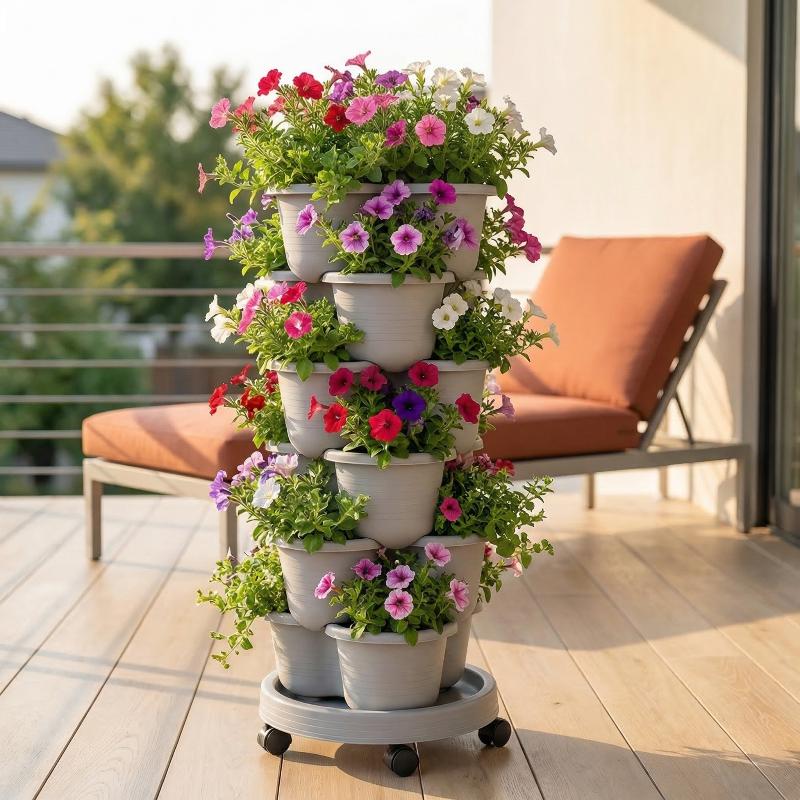 Stackable Multi Layer Vertical - Vertical Planter Tower review and price