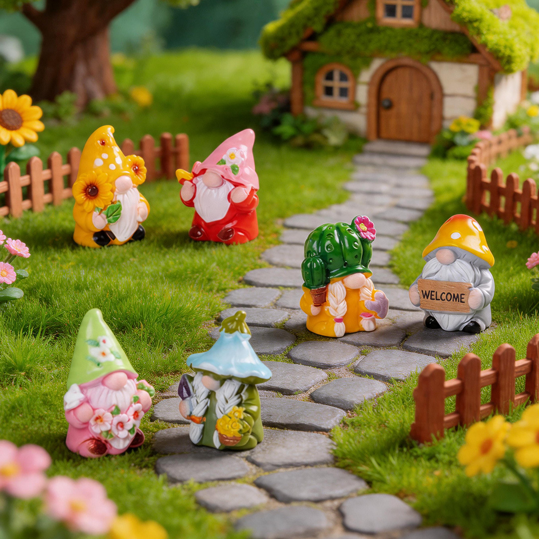 6/24pcs Mini Garden Dwarf Doll - Smart Garden Mini review and price