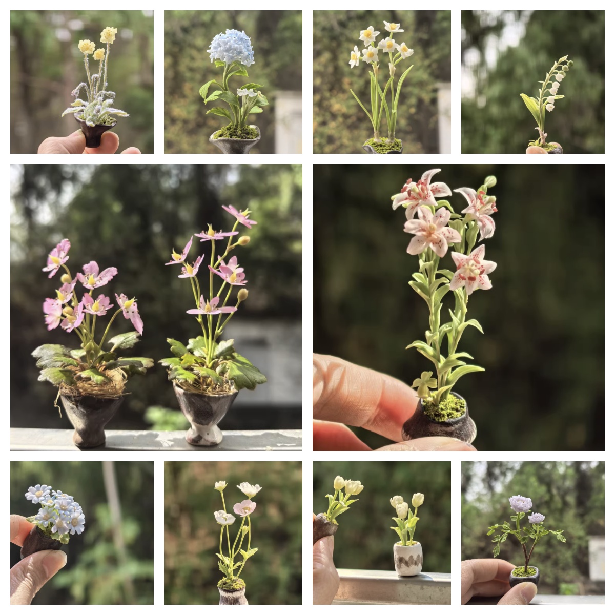 Handmade Miniature Flower Set  - Smart Garden Mini review and price