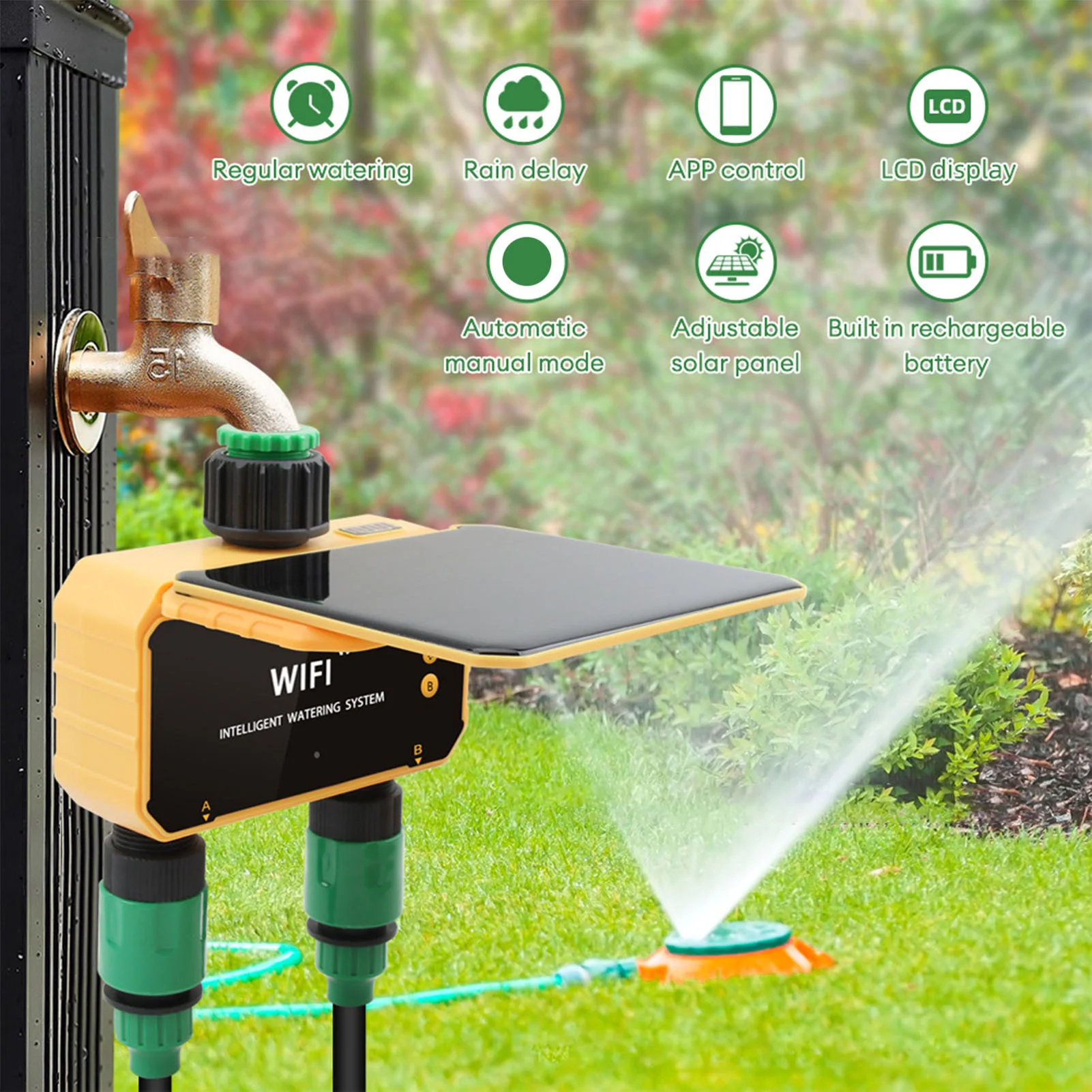 Solar WiFi Smart Irrigation Ti - Smart Garden Is review and price