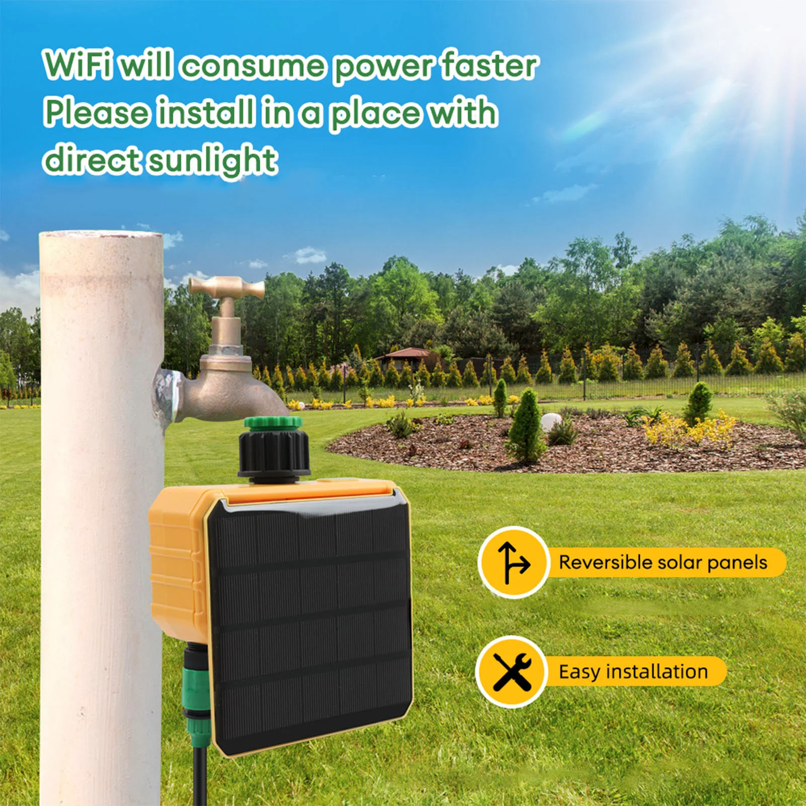 Solar WiFi Smart Irrigation Ti - Smart Garden Is review and price