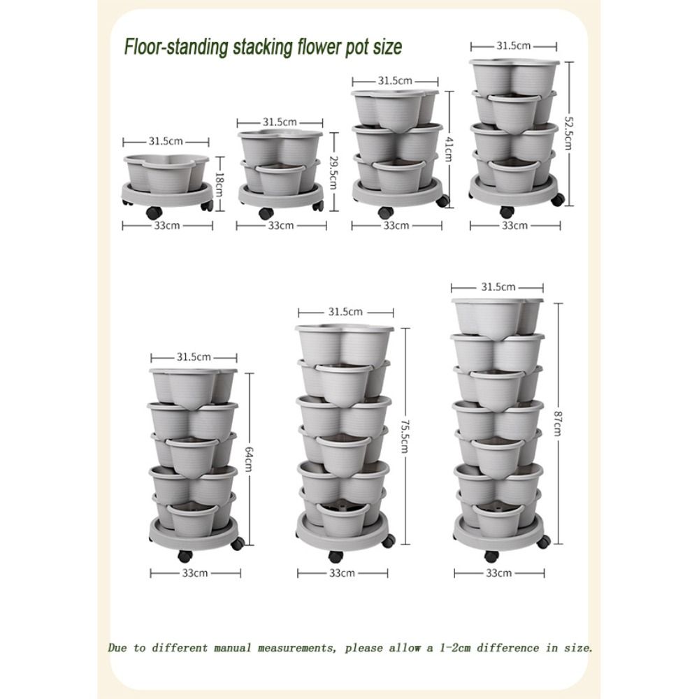 Vertical Tower Stackable Flowe - Vertical Planter Tower review and price