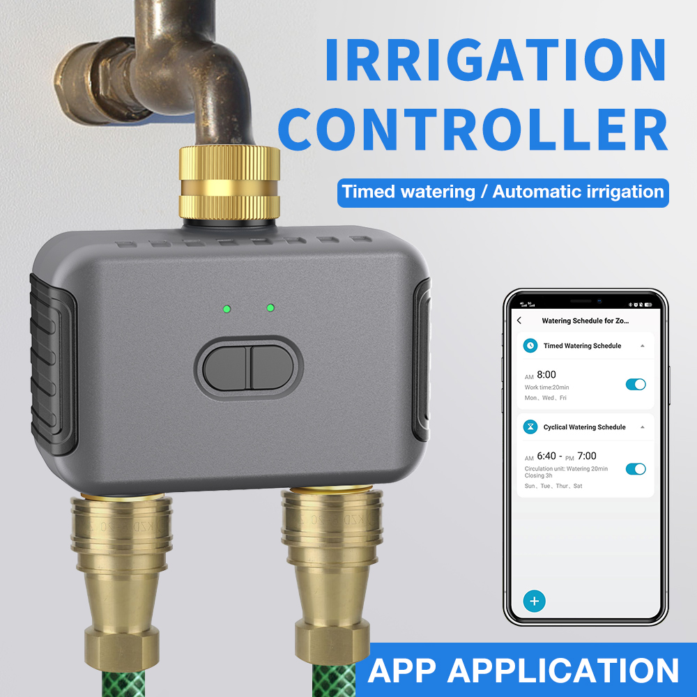 Tuya 2 Zone Watering Timer Gar - Smart Garden Is review and price