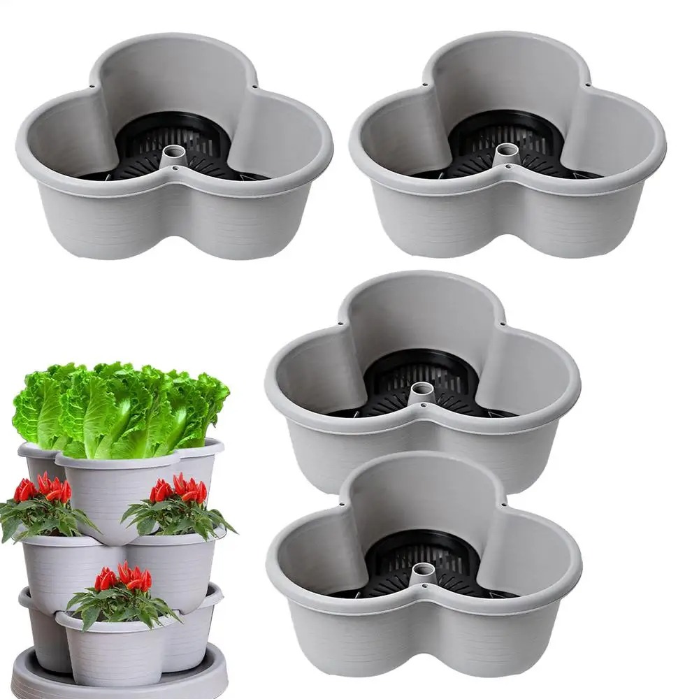 Vertical Tower Stackable Flowe - Vertical Planter Tower review and price
