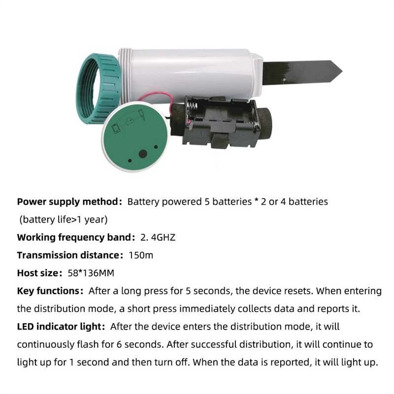 Zigbee Smart 4 In 1 Soil Teste - Smart Soil Sensor review and price